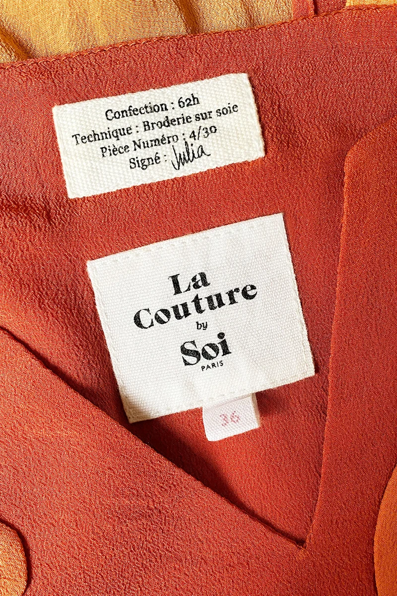 Robe en soie Eucalyptus