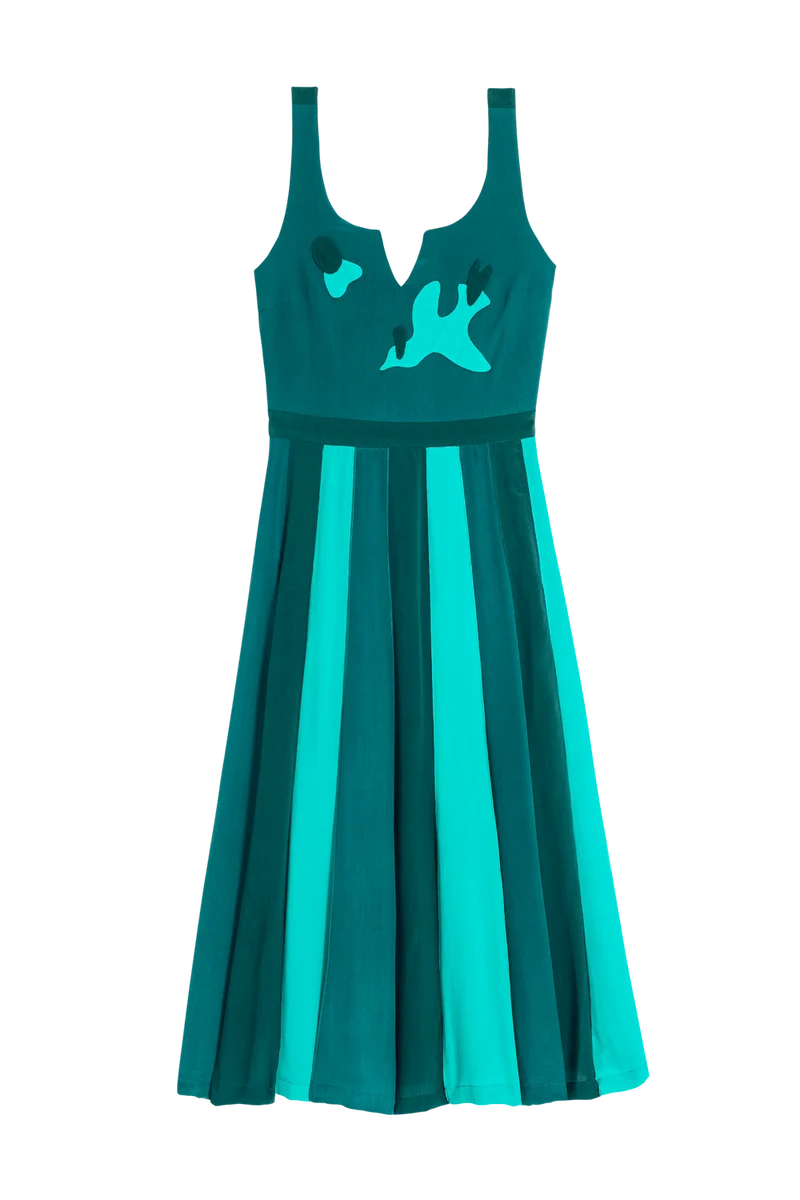 Robe en soie Eucalyptus