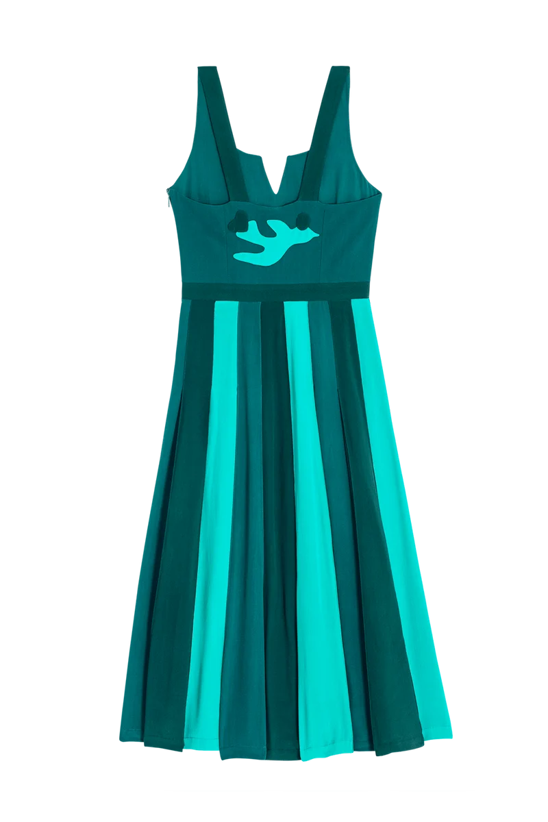 Robe en soie Eucalyptus