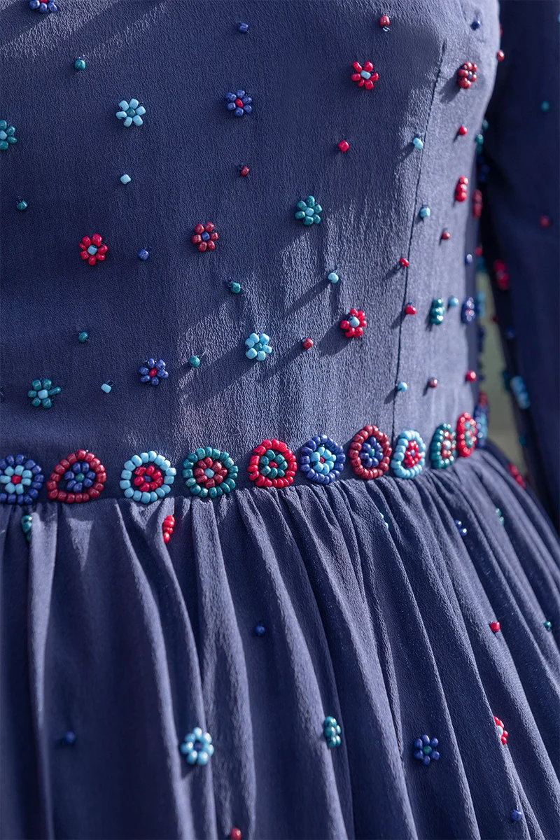 Robe en soie Iris