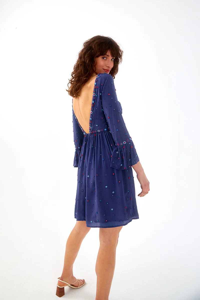 Robe en soie Iris