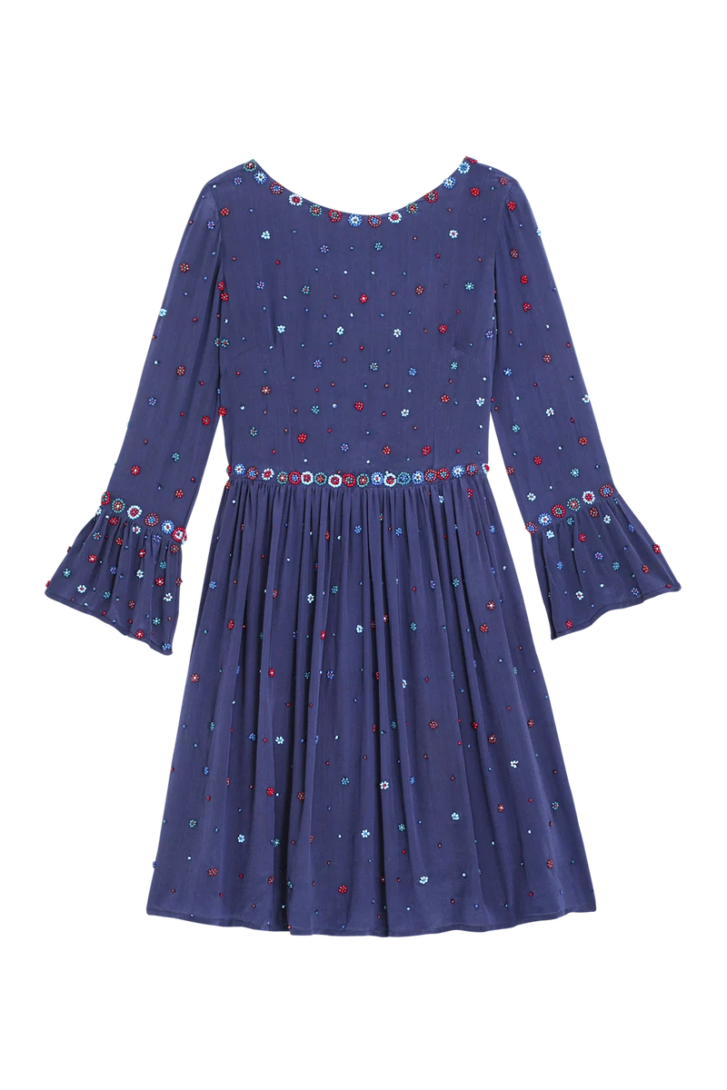 Robe en soie Iris