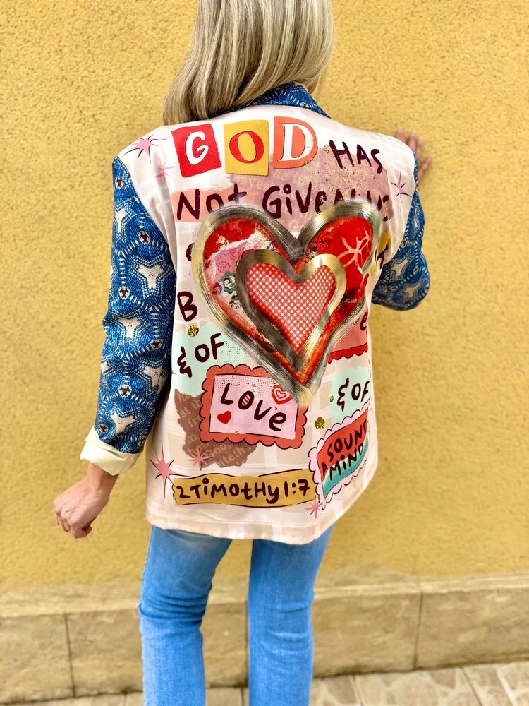 Veste tailleur Louisa coeur