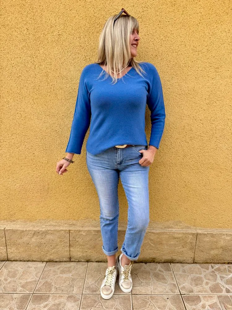 Pull Marino bleu