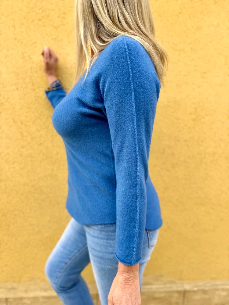 Pull Marino bleu