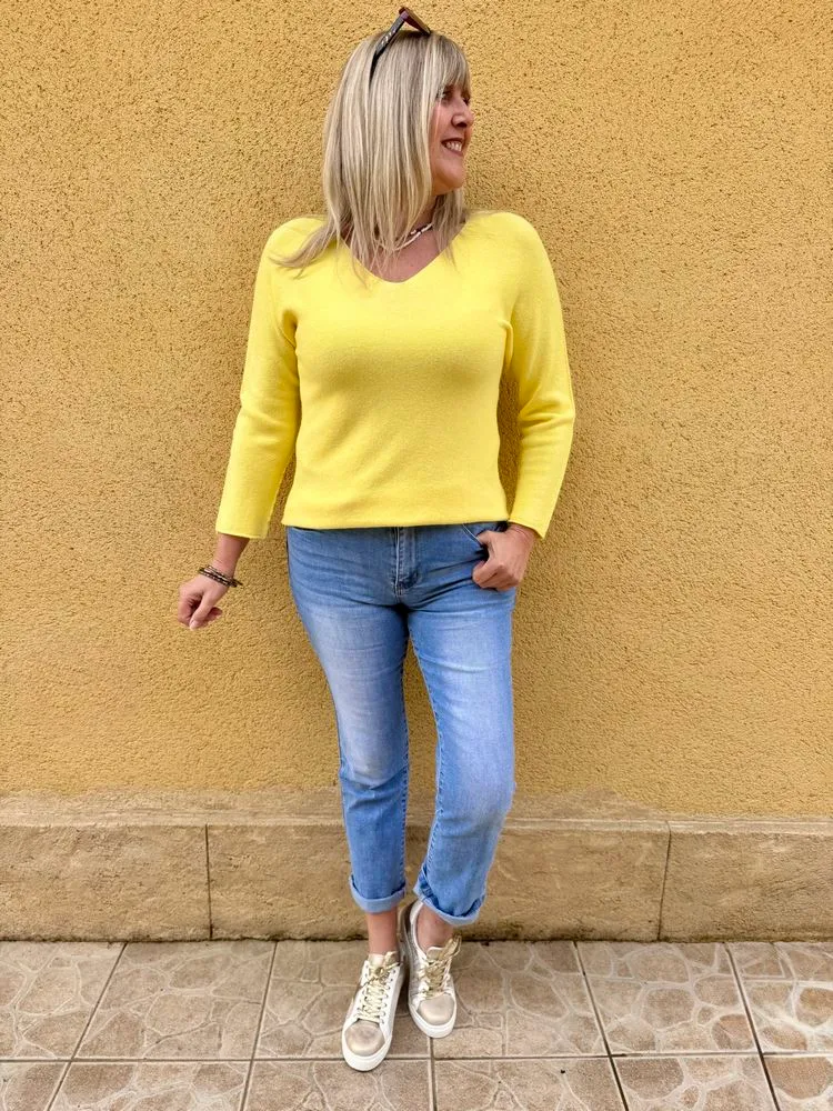 Pull Marino jaune