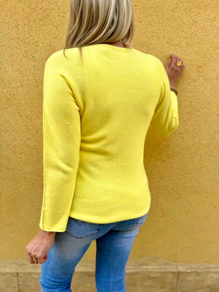 Pull Marino jaune