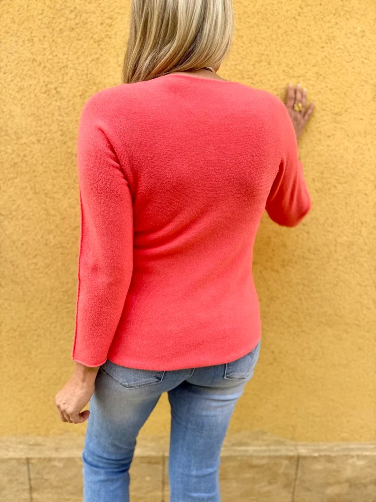 Pull Marino corail