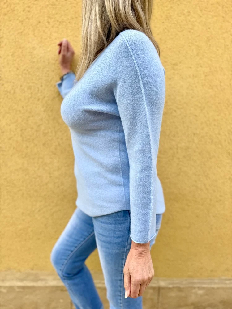 Pull Marino bleu ciel