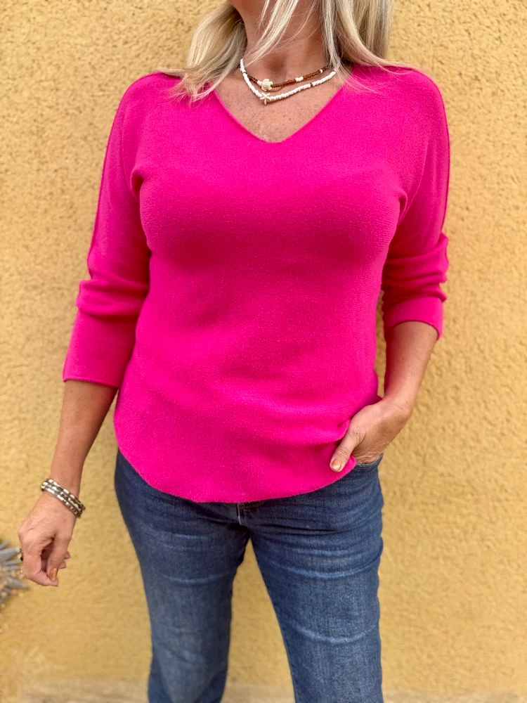 Pull Marino fuchsia