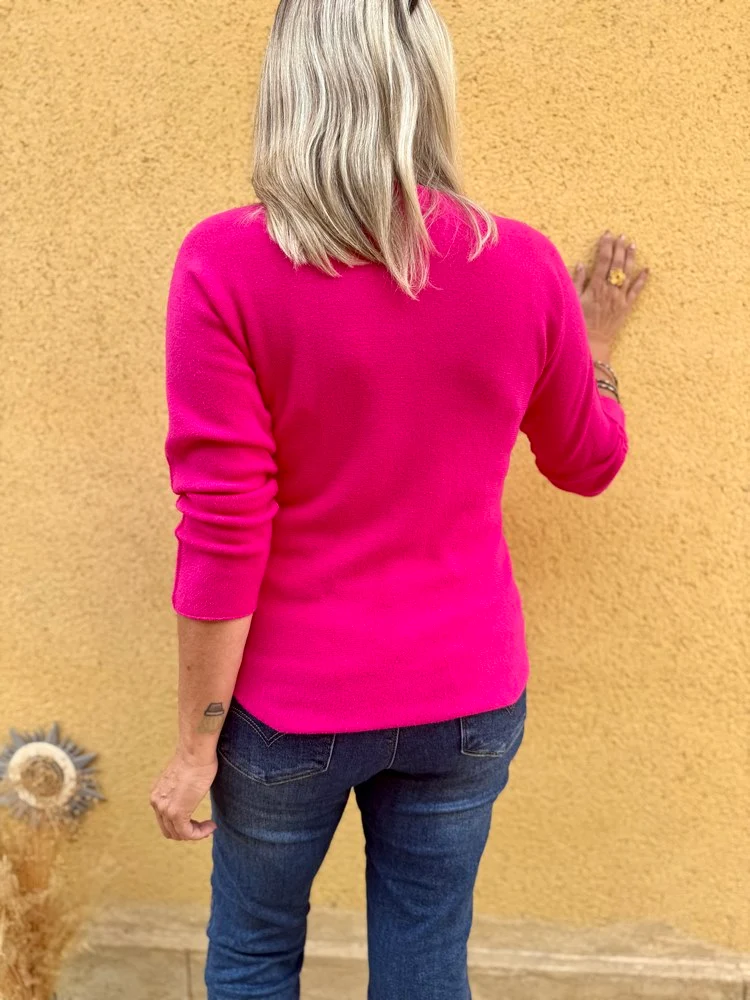 Pull Marino fuchsia