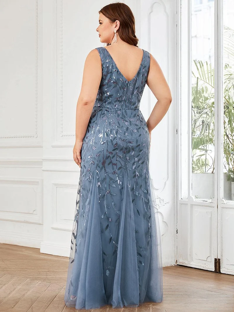 ever ORIEL|Robe de soirée Sexy Longue belle à double col en V pour femmes