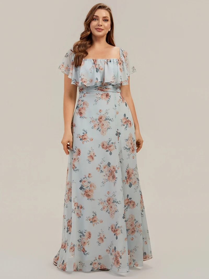 ever ÉMILE|Robe demoiselle d'honneur magnifique longue fendue à épaules dénudées