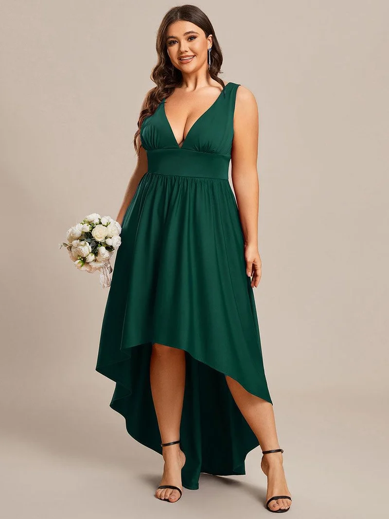 ever SORAYA|Robe de soirée taille empire à col V