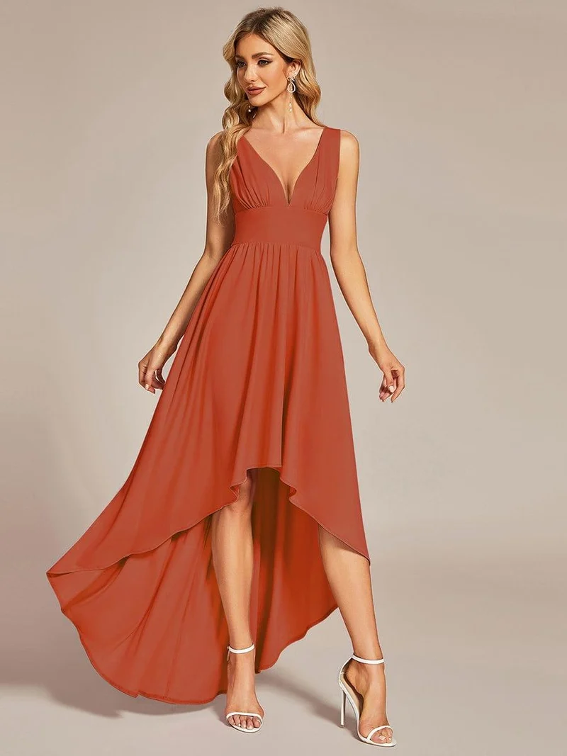 ever SORAYA|Robe de soirée taille empire à col V