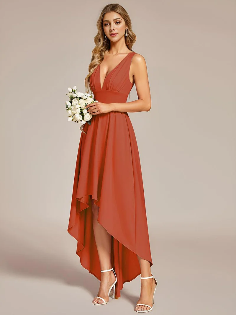ever SORAYA|Robe de soirée taille empire à col V