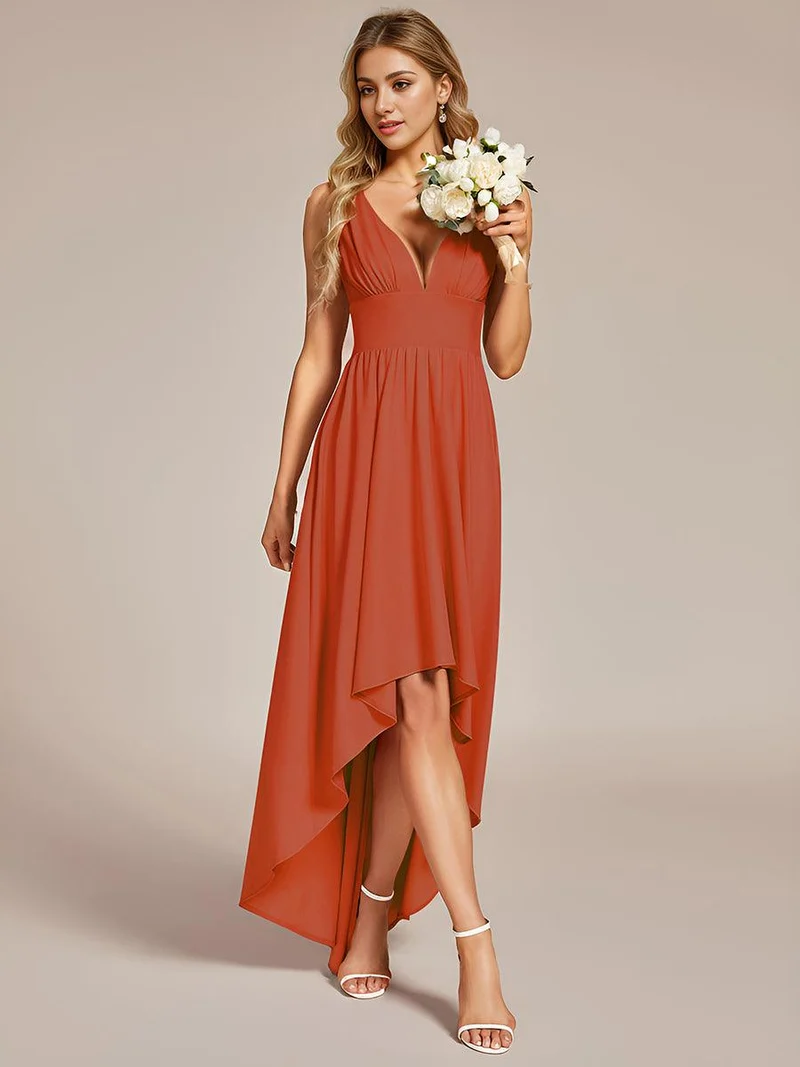 ever SORAYA|Robe de soirée taille empire à col V