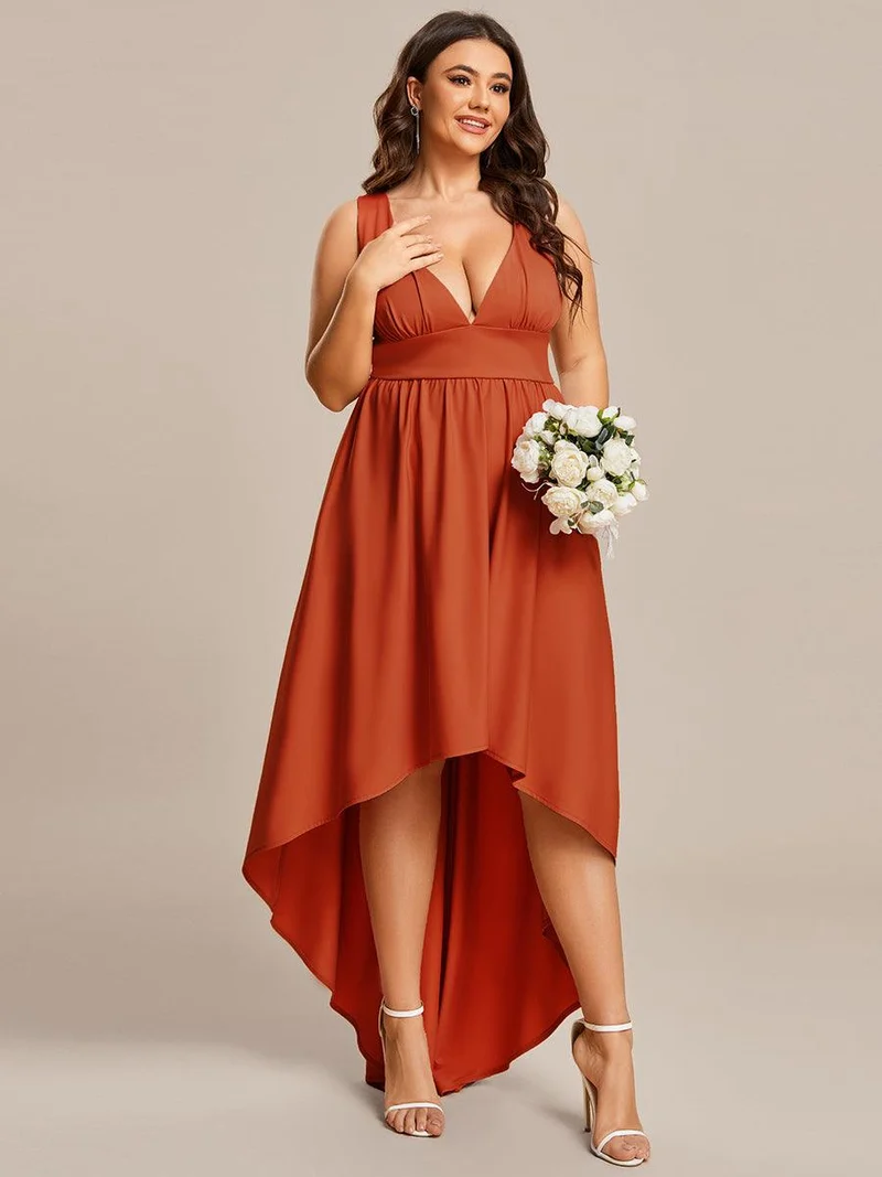 ever SORAYA|Robe de soirée taille empire à col V