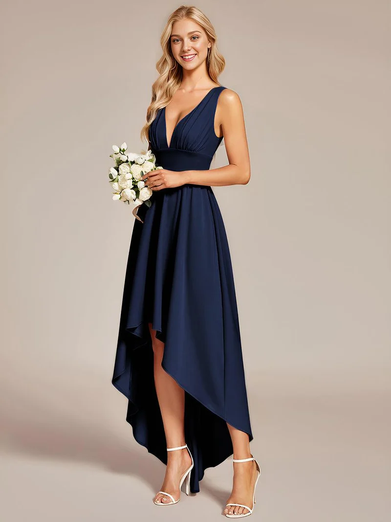 ever SORAYA|Robe de soirée taille empire à col V