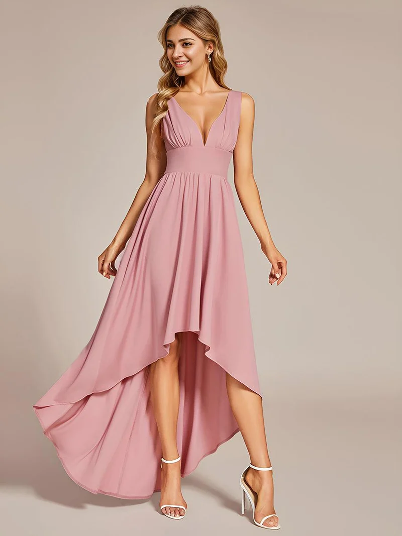 ever SORAYA|Robe de soirée taille empire à col V
