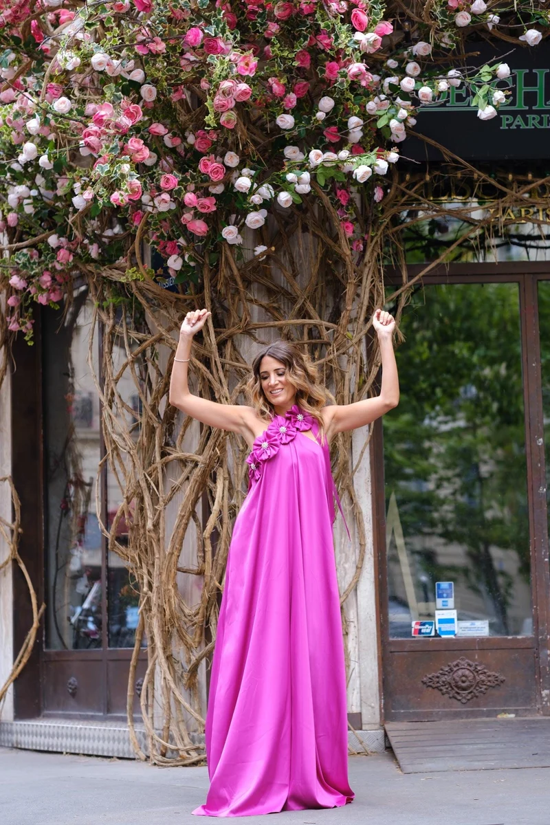 Robe Lisane violette