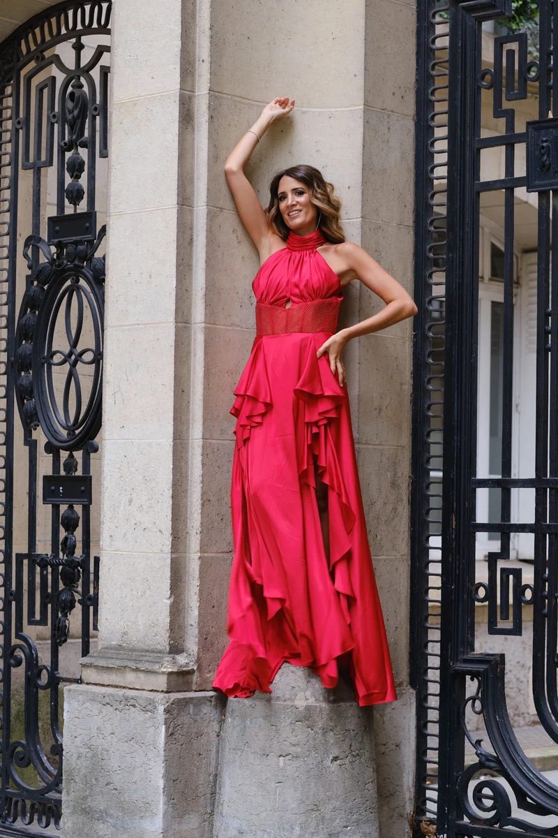 Robe Fiona rouge