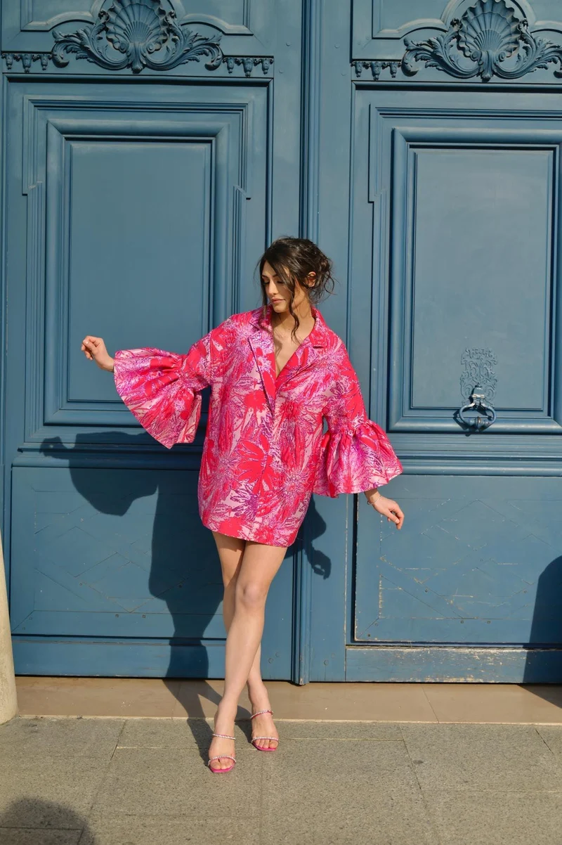 robe Salomé rose