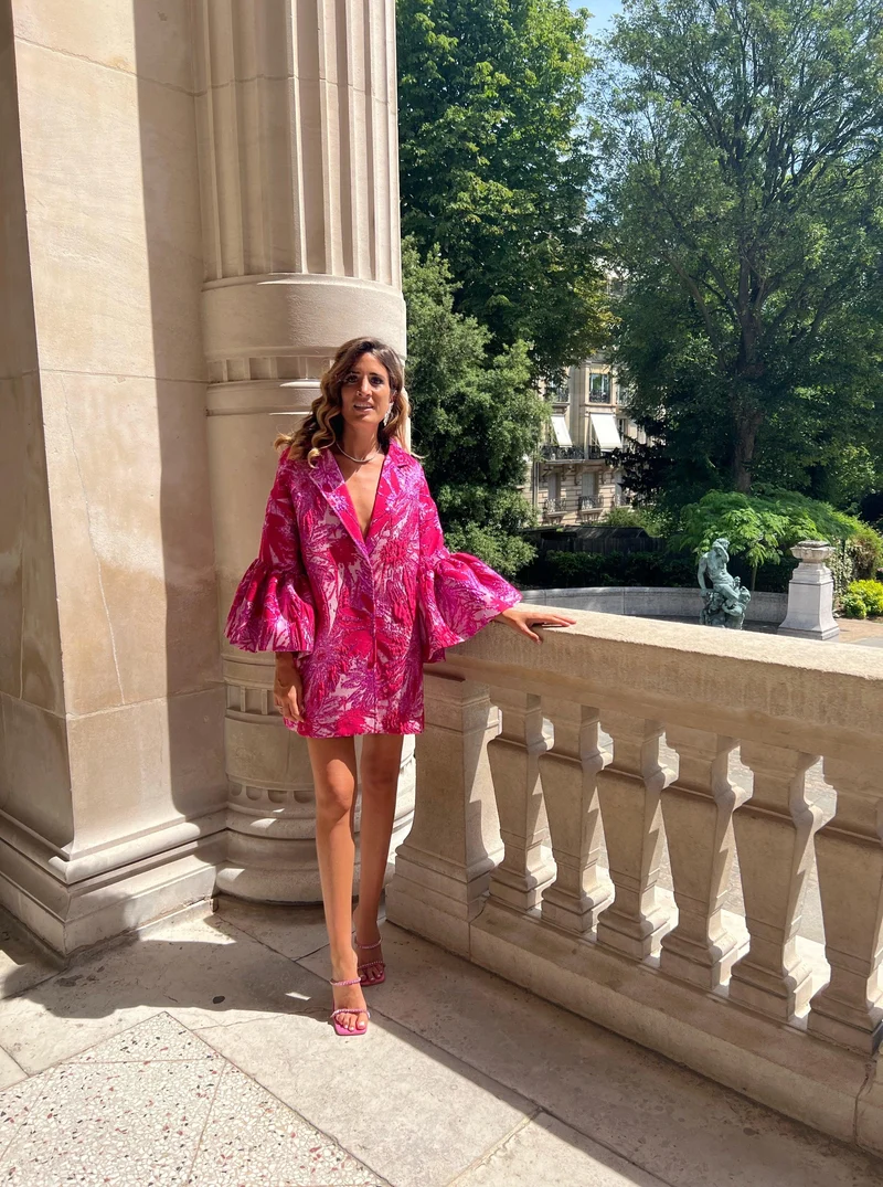 robe Salomé rose