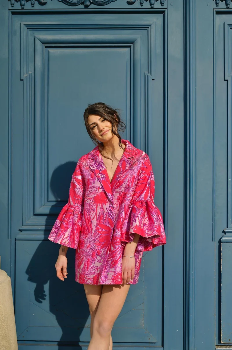 robe Salomé rose