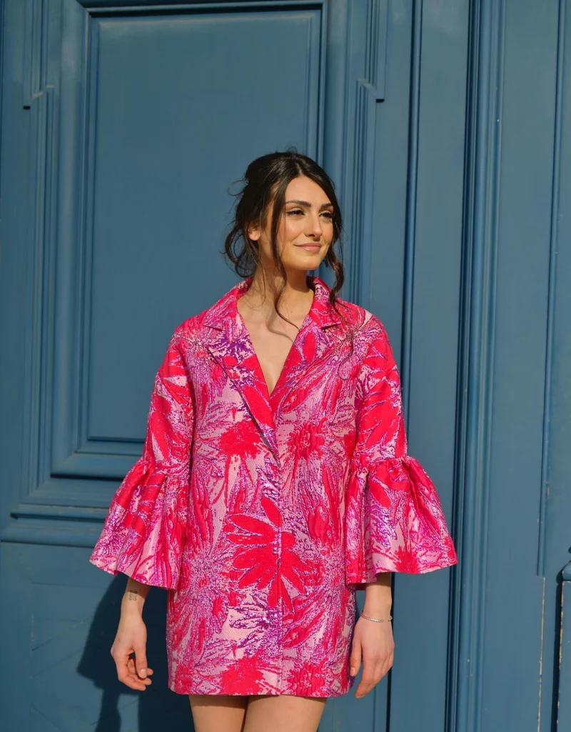 robe Salomé rose
