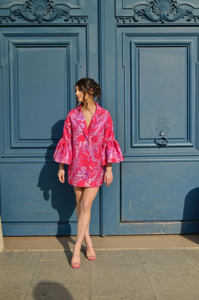robe Salomé rose