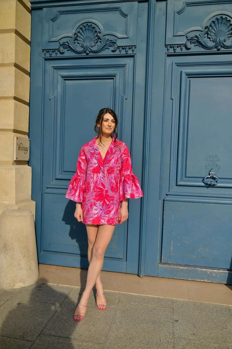 robe Salomé rose