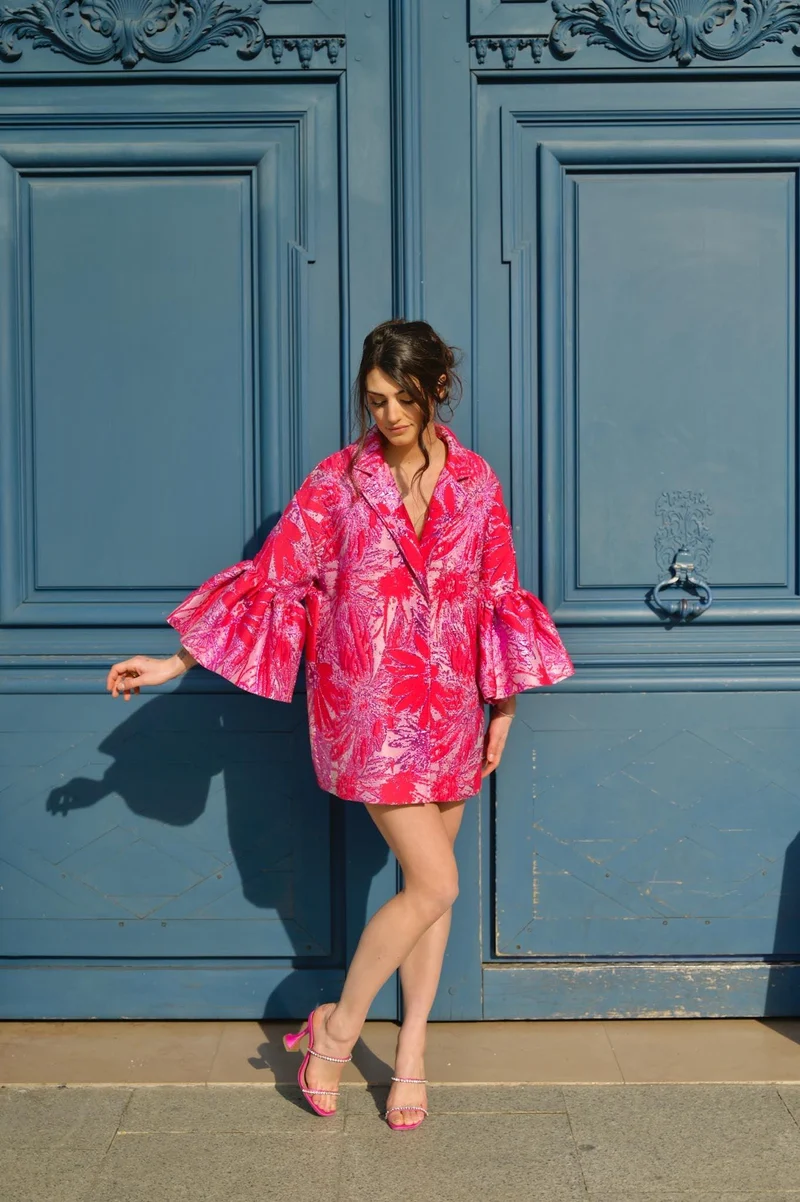 robe Salomé rose