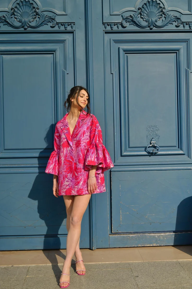 robe Salomé rose