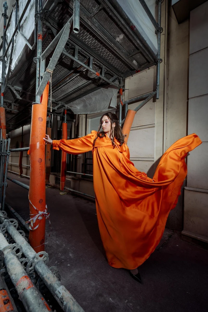 Robe Romane orange