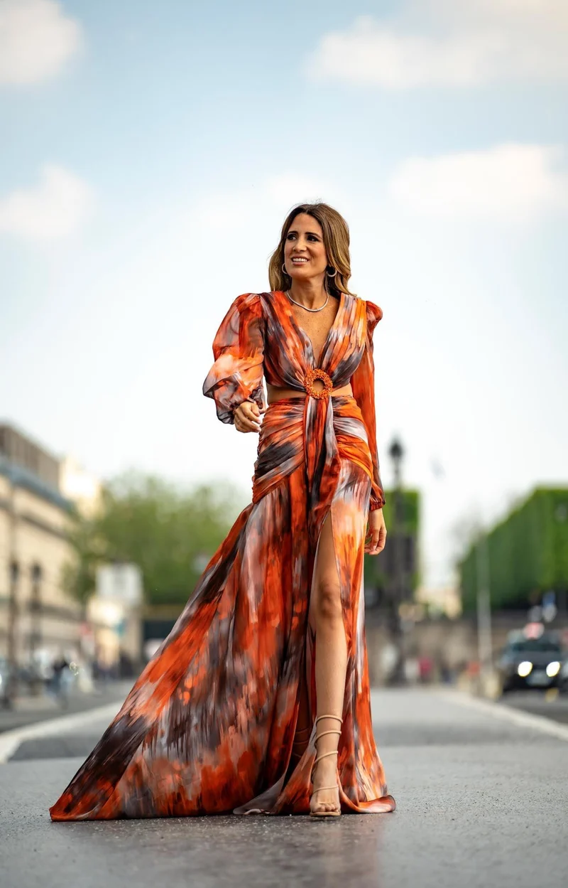 Robe Esmeralda orange