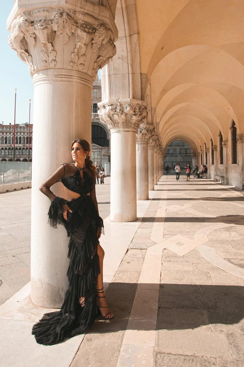 Robe Daphné noir