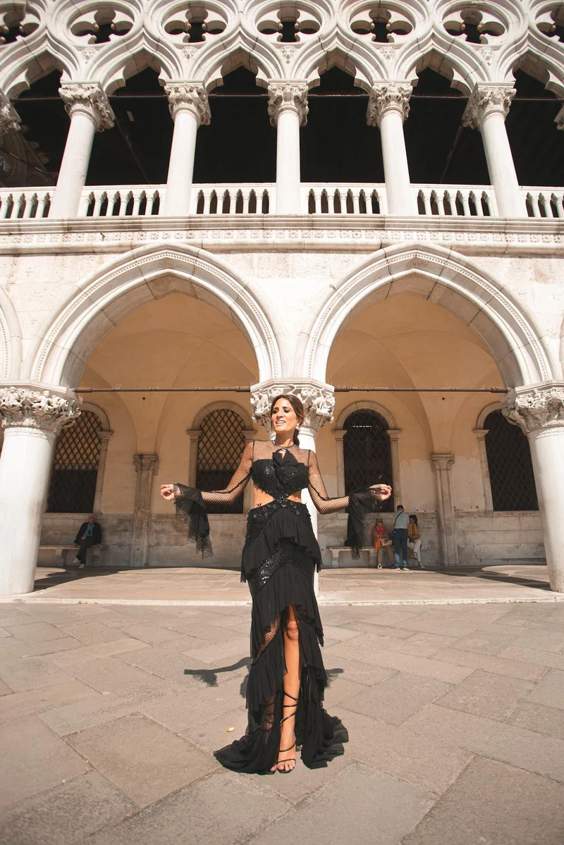 Robe Daphné noir