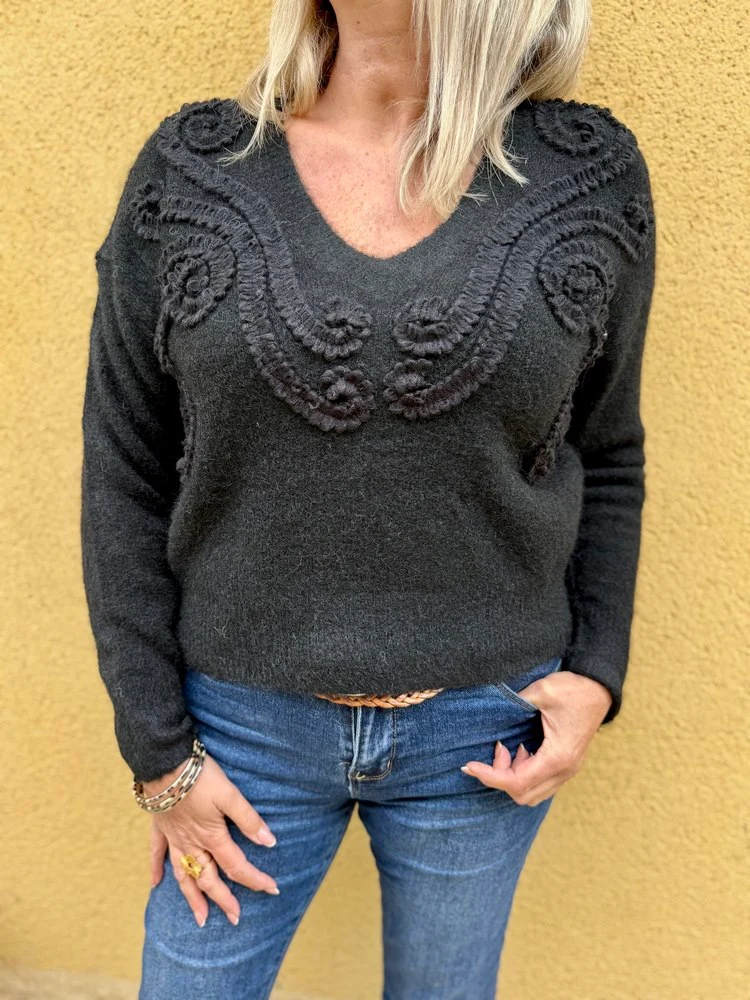 Pull Rémi noir