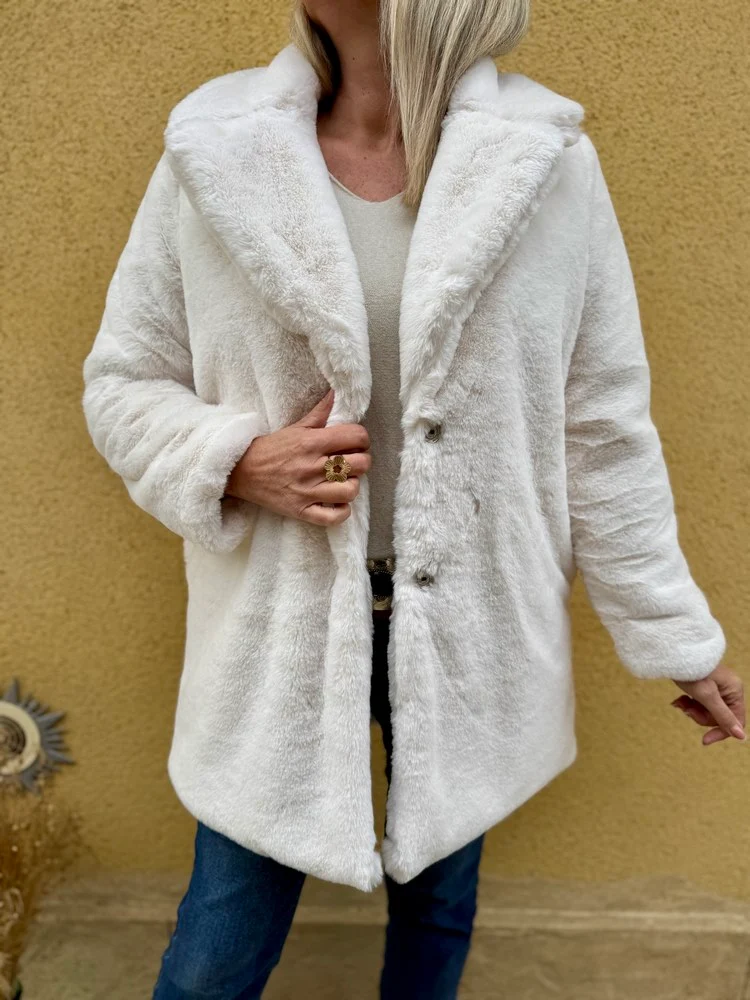 Manteau Gino ivoire