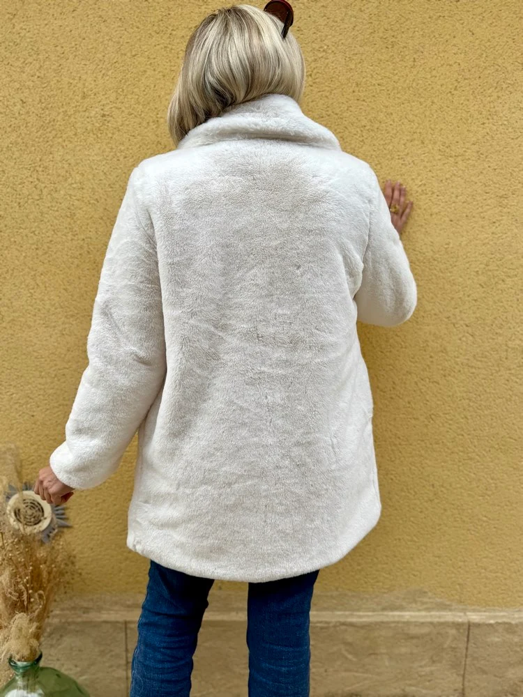 Manteau Gino ivoire