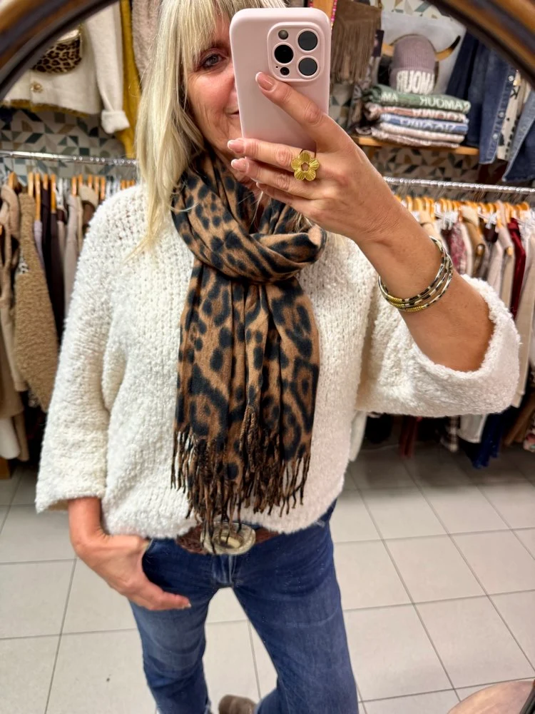 Echarpe Léa caramel