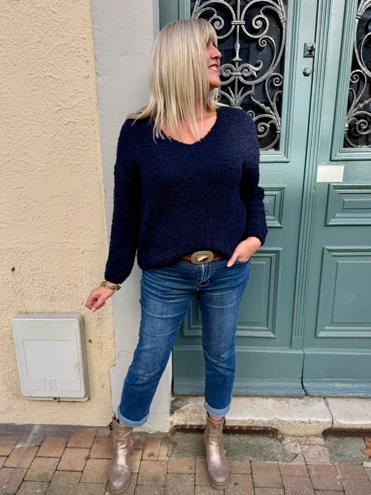 Pull Lilio bleu marine