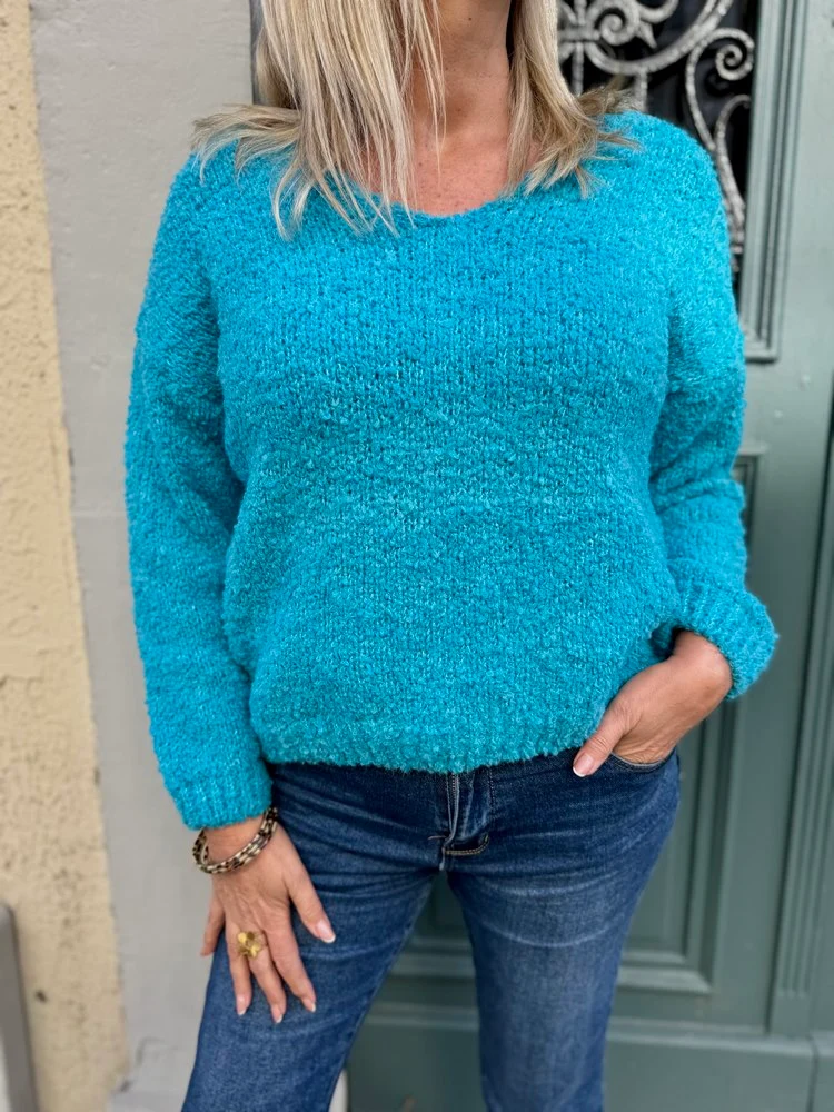 Pull Lilio turquoise