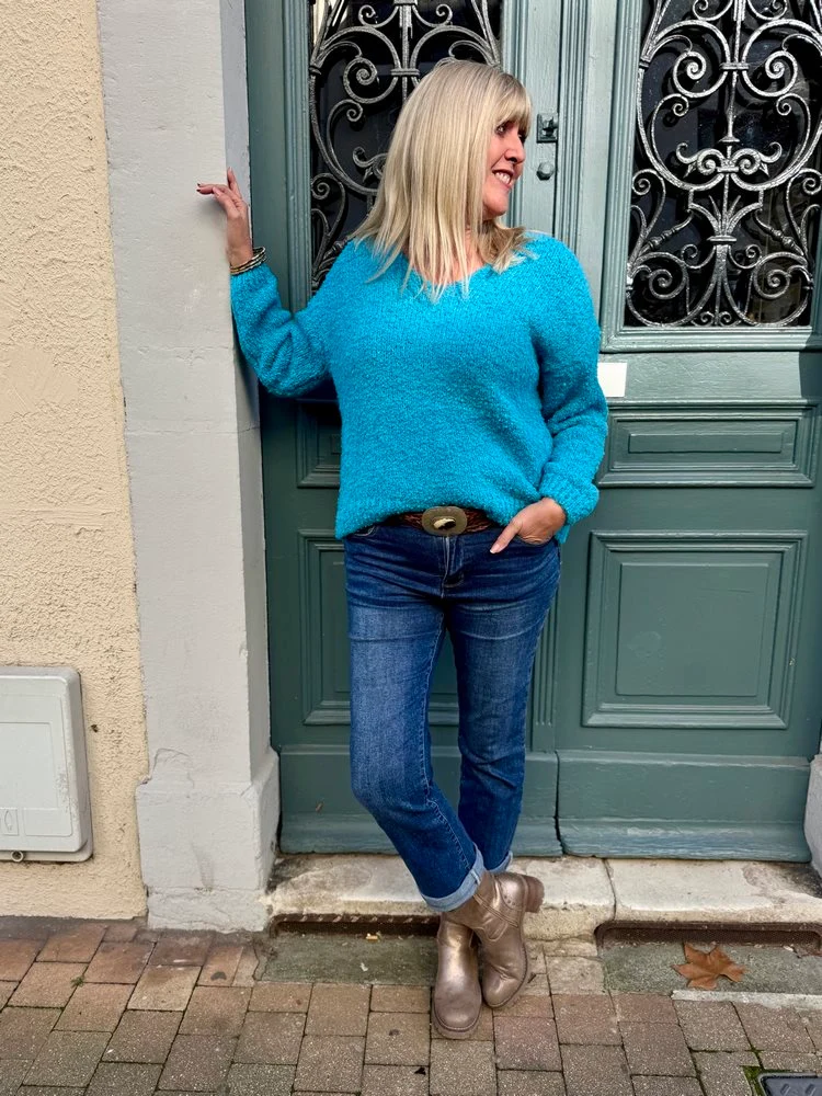 Pull Lilio turquoise