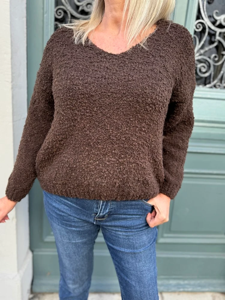 Pull Lilio chocolat