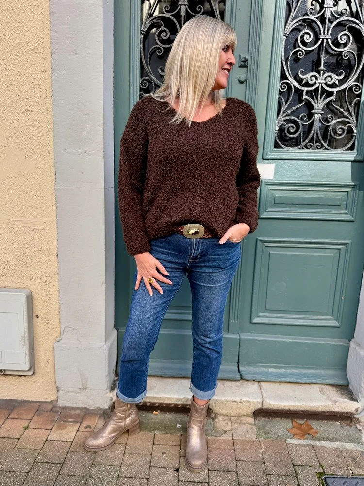 Pull Lilio chocolat