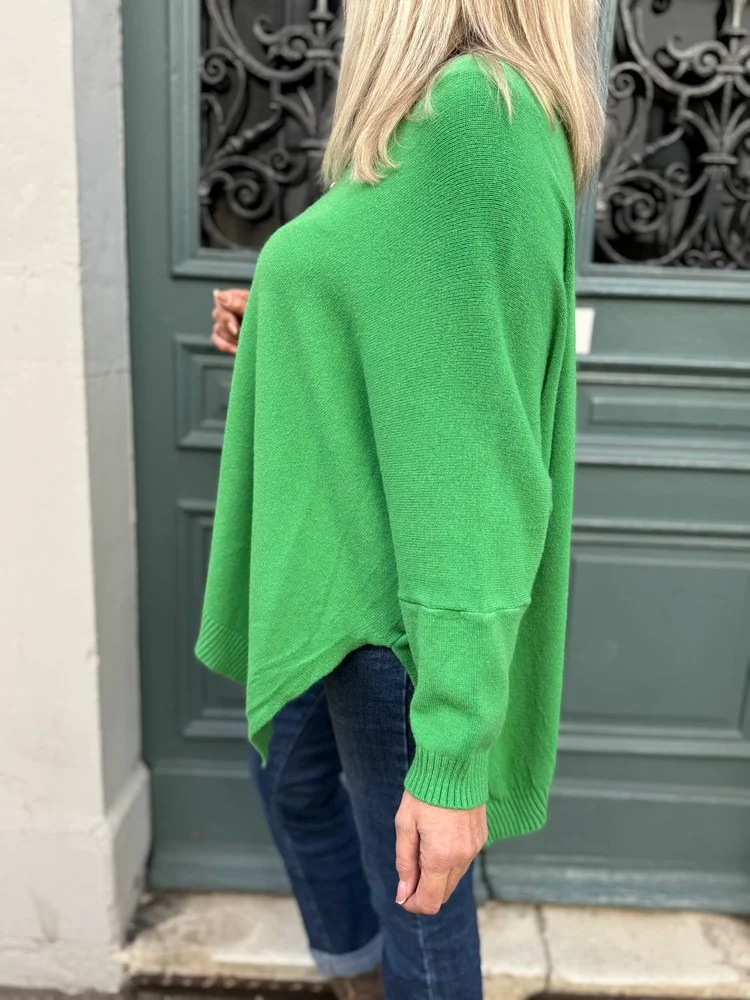 Gilet méga loose Marco étoile vert brésil