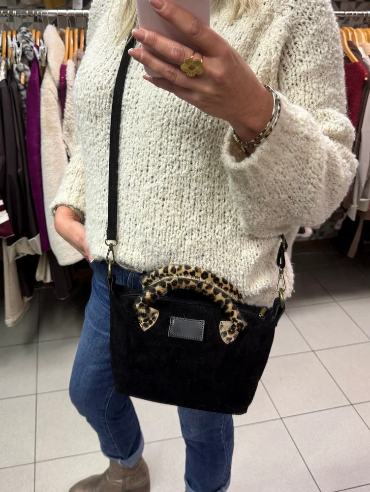 Sac en cuir Arturo noir