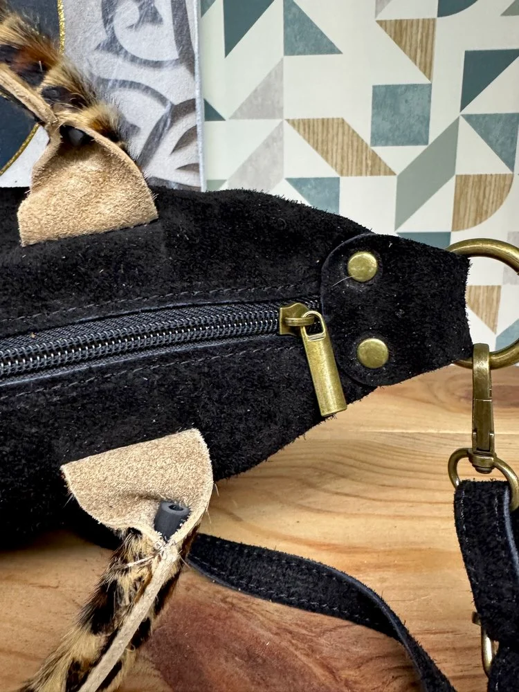 Sac en cuir Arturo noir